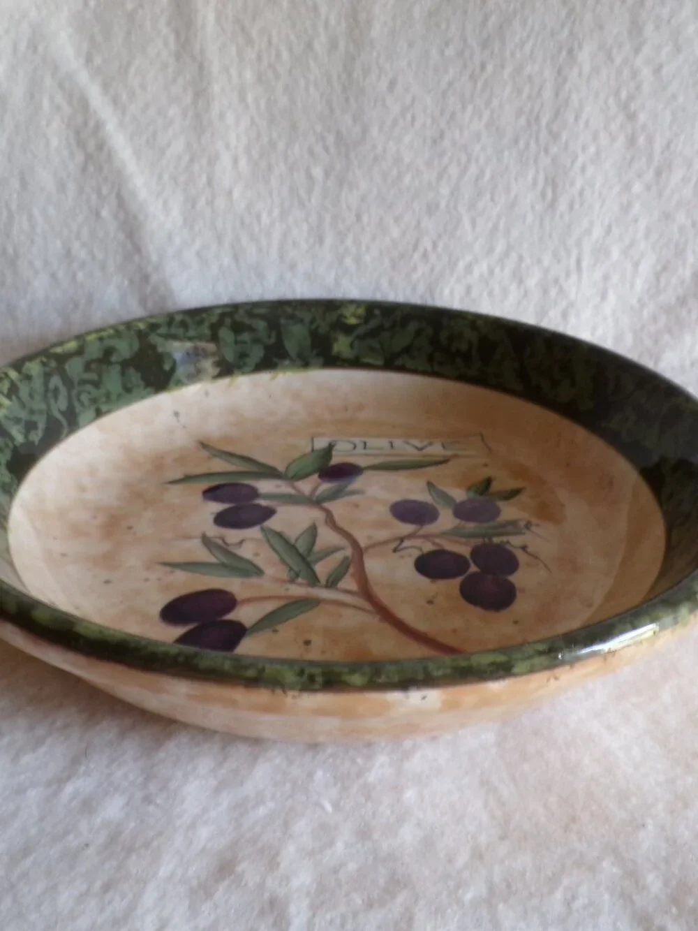 Susan Winget Pasta Bowl Certified International 9 1/4